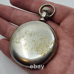 Antique Hamilton 974 16s 17j Pocket Watch FOR PARTS REPAIR