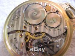 Antique Hamilton 992 B 21 Jewels Pocket Watch/ 10 K Gold Filled Case
