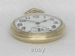 Antique Hamilton 992 Pocket Watch In Original Boc 10k Gold Fill Case, Running