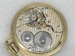 Antique Hamilton 992 Pocket Watch In Original Boc 10k Gold Fill Case, Running