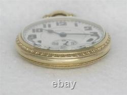 Antique Hamilton 992 Pocket Watch In Original Boc 10k Gold Fill Case, Serviced