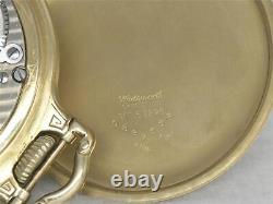 Antique Hamilton 992 Pocket Watch In Original Boc 10k Gold Fill Case, Serviced