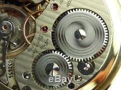 Antique Hamilton 992B 16s Rail Road pocket watch. Gold filled. 21 jewels. 1941