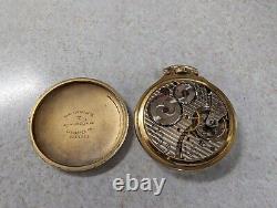 Antique Hamilton 992B Railway Special 21J 992 10K GF Pocket Watch Works 21 Jewel