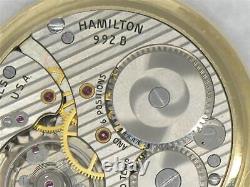 Antique Hamilton 992b Railway Special, Montgomery Dial, Signed 3x, Running