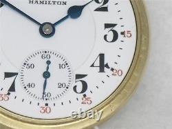 Antique Hamilton 992b Railway Special, Signed 3x, Bar-over-crown Case, Running