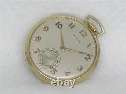 Antique Hamilton Gents 21 Jewel 921 Grade Pocket Watch, 14k Yellow Gf, Running