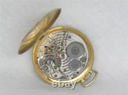 Antique Hamilton Gents 21 Jewel 921 Grade Pocket Watch, 14k Yellow Gf, Running