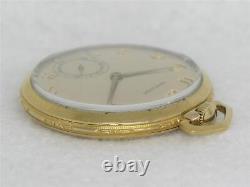 Antique Hamilton Gents 21 Jewel 921 Grade Pocket Watch, 14k Yellow Gf, Running