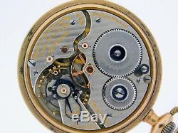 Antique Hamilton Gold Filled Model 2 21 Jewel Grade 992 Size 16 Pocket Watch