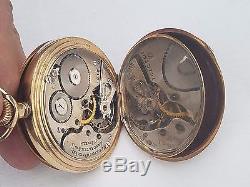 Antique Hamilton Hunter Case Gf Pocket Watch