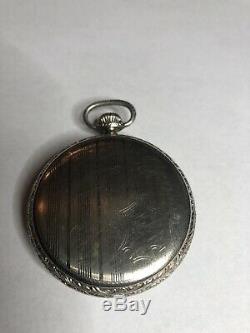 Antique Hamilton Pocket Watch 21 Jewels Running Condition