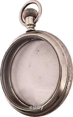 Antique Hamilton Salesman Open Face Pocket Watch Case for 16 Size Nickel