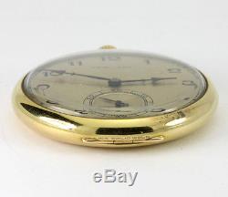 Antique Hamilton pocket watch 14K yellow gold 44.35MM 17 jewel 917 gold dial 20g