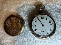 Antique Hamilton railroad pocket watch. Will Run But Needs Service