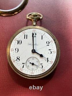 Antique Pocket Watch 1912 Hamilton 17 Jewel Model 1 Size 18s Grade 926 Open Face