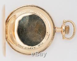 Antique RARE 14k Yellow Gold Hamilton 16 Size Pocket Watch Case out of Estate