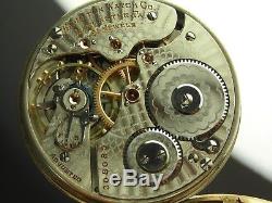 Antique Rare 16s Hamilton 990 16s 21 jewels pocket watch. Serviced! Made 1903