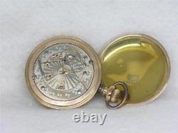 Antique Rare 18s 23 Jewel 946 Hamilton 14k Gold Filled Pocket Watch, Running