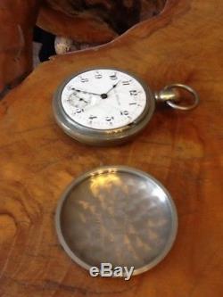 Antique Rare HAMILTON Watch Co. Pocket Watch Skeleton, Working, NO RESERVE