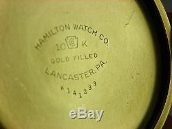 Antique all original Hamilton 992B 16s Rail Road pocket watch. 1946. 21 jewels