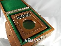 Antique all original wooden boxes for Hamilton Model 22 chronometer deck watch