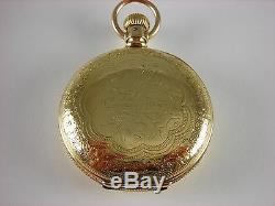 Antique early high grade Hamilton 939 RR pocket watch 1898. Amazing Hunter case