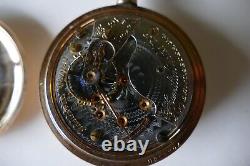 Antique gold pocket watch 14k Hamilton watch co 17 jewel size 16