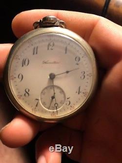 Antique hamilton pocket watch Works