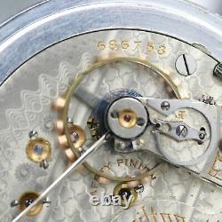 BIG 1910 Hamilton 21 Jewel RAILROAD Grade 940 Pocket Watch 18s Montgomery Dial