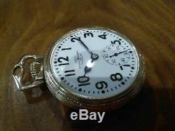 Ball 16s Pocket Watch / Hamilton 23 Jewels, Elinver, Ball Case, Serviced