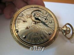 Ball Hamilton 18 Size 21 Jewel 999b Official Railroad Standard Pocket Watch