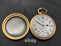 Ball Hamilton 999B 16s 21j Pocket Watch 1951 Model 5 10k GF Case #1B21308