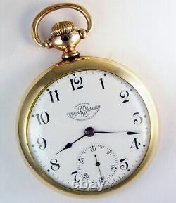 Ball Hamilton Kendrick's Sons Louisville Rare Agent Marked 17j 18s Pocket Watch