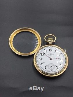 Ball-Hamilton Railroad Pocket Watch With Rare Numerical Dial