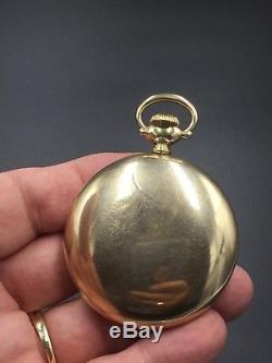 Ball-Hamilton Railroad Pocket Watch With Rare Numerical Dial
