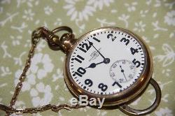 Ball-Hamilton Vintage Pocket Watch. 1926 Railroad Watch. Serial # B620240 21J