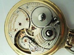 Ball Railroad 999p 21 Jewel Pocket Watch Adj 5 Pos Manufactured By Hamilton 1924