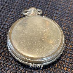 Ball Watch Co Cleveland Railroad 999P 21J 16s 1925 Pocket Watch 14k Gold Filled