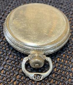 Ball Watch Co Cleveland Railroad 999P 21J 16s 1925 Pocket Watch 14k Gold Filled