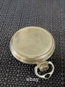 Ball Watch Co Cleveland Railroad 999P 21J 16s 1925 Pocket Watch 14k Gold Filled