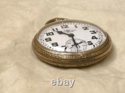 Ball Watch Co Hamilton Grade 998 Pocket Watch 23j, 16s GF with Montgomery Dial