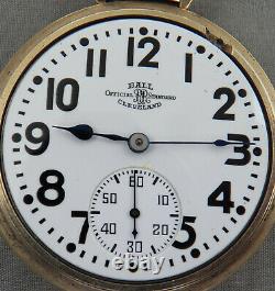 Ball by Hamilton Official Railroad Standard Pocket Watch, 999, 21 Jewels