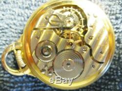 Beautiful 16s 1938 21j 992e (elinvar) Hamilton Bar over Crown pocket watch