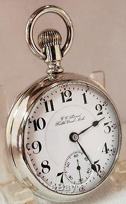 Beautiful 18s Hamilton 21j Railroad Pocket Watch