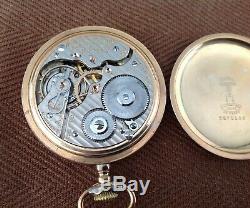 Beautiful 1920 Hamilton 992 21 Jewels Masonic Pocket Watch Works