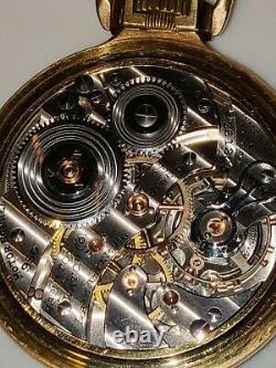 Beautiful 1937 Hamilton 950E Pocket Watch 23J OF 10K GF Mainliner case