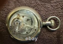 Beautiful Large Vintage 18 Hamilton Salesman Pocket Watch