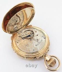 C. 1913 Hamilton 941 Heavy 14K Multicolour Gold Box Hinge 18s 21J Pocket Watch