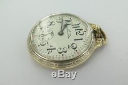 C1948 Hamilton Railway Special 992b 21j 10k Gold Filled Pocket Watch Working